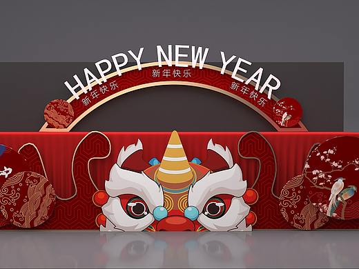 地产春节氛围美陈