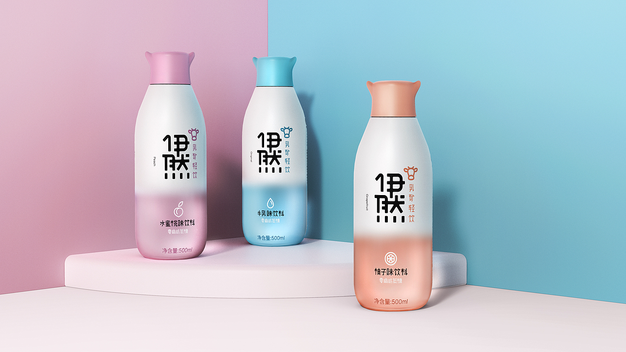 头上长角伊然有料伊然引领乳矿轻饮品新趋势（图ZMjEwMTExMzIw） - 包装 - 站酷设计师热浪设计创新原创素材 - 站酷ZCOOL