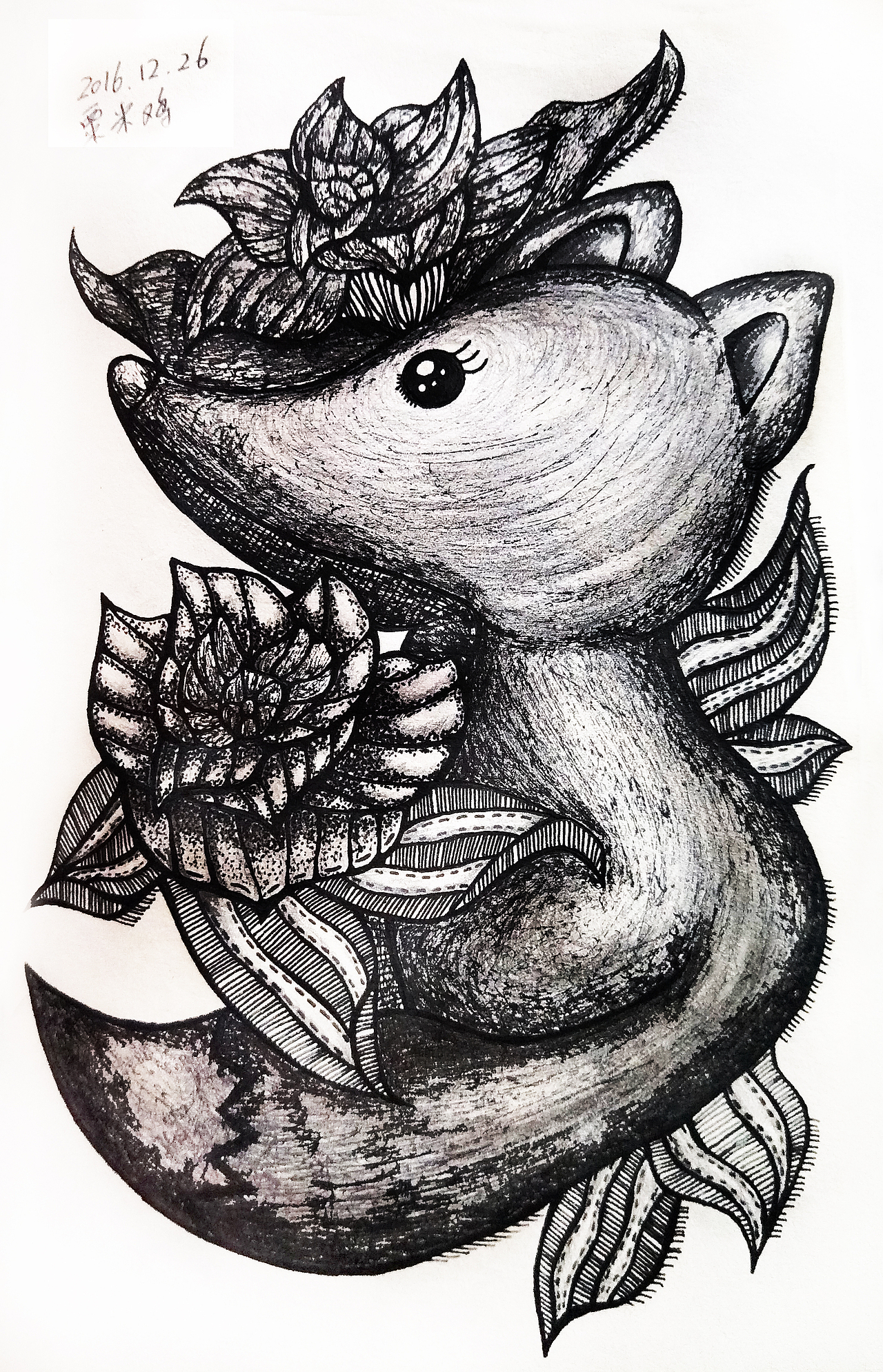 动物 装饰图案（原创）（图ZNzMyNzczNDg=） - 绘画 - 站酷设计师粟米鸡CHARRYCHAN原创素材 - 站酷ZCOOL