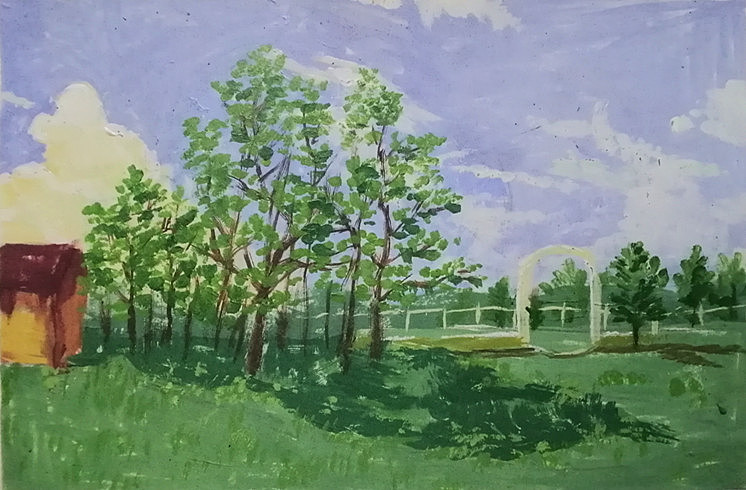 绝代美术画室水粉春天