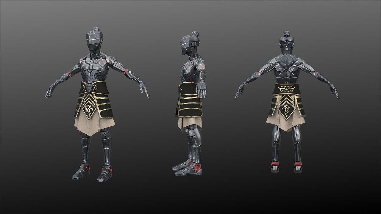 机械剑客（图ZMjY4MTU1NzY4） - 人物/生物 - 站酷设计师哎呀嘞原创素材 - 站酷ZCOOL