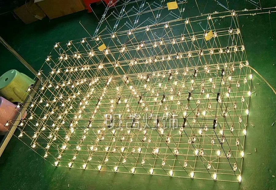 明古定制:光立方工程灯打造过程和设计方案