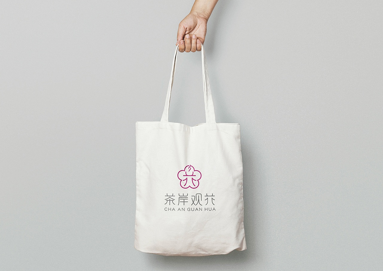巨灵设计×茶岸观花 | 鲜花茶饮品牌VI设计 | LOGO设计