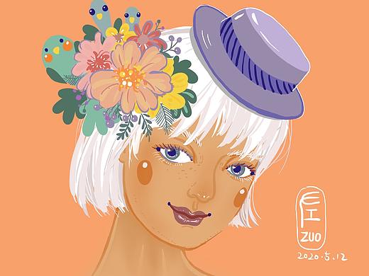女孩头像变奏曲|具象-简化-抽象立体主义