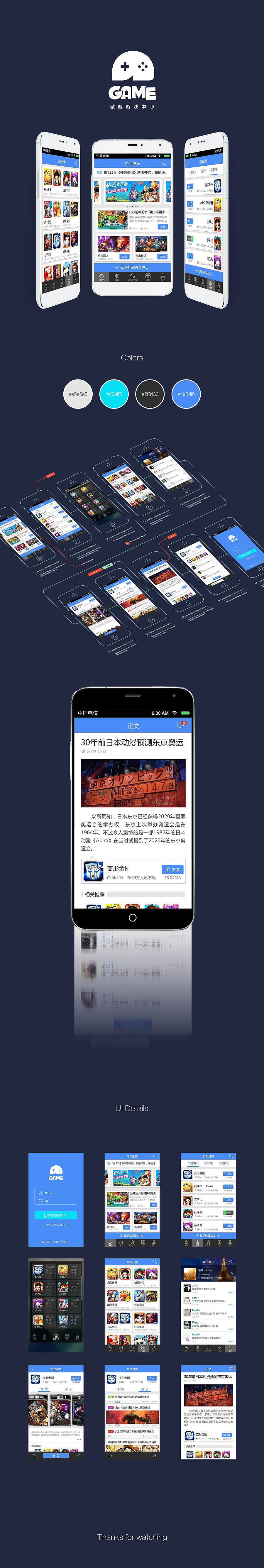 游戲中心界面設(shè)計(jì)（圖ZMjY3NzE2NzI=） - APP界面 - 站酷設(shè)計(jì)師朕有起床氣原創(chuàng)素材 - 站酷ZCOOL