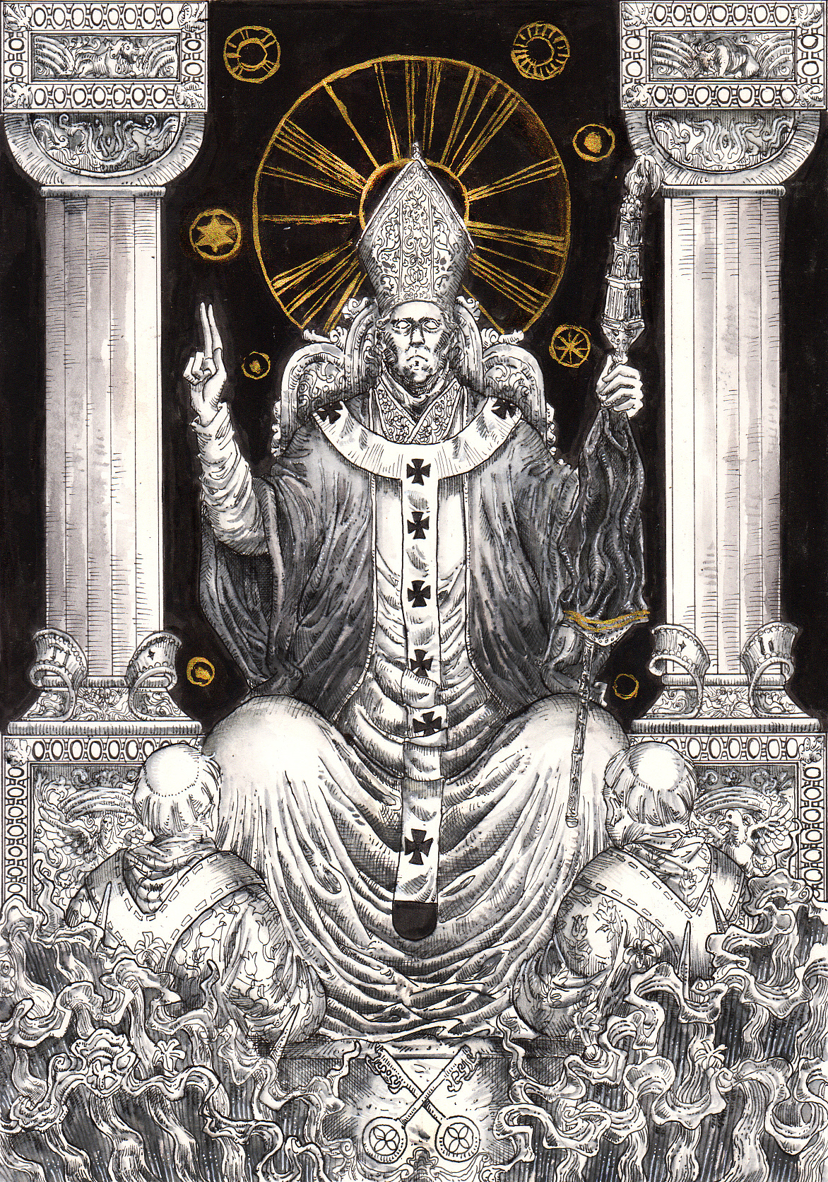 【塔罗】}the hierophant