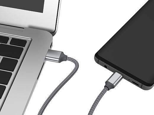 详情 数码类 数据线type-c渲染