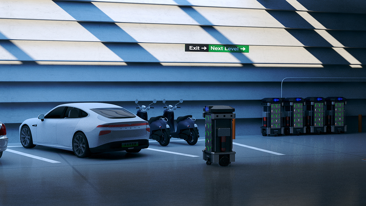 新能源送电机器人视频