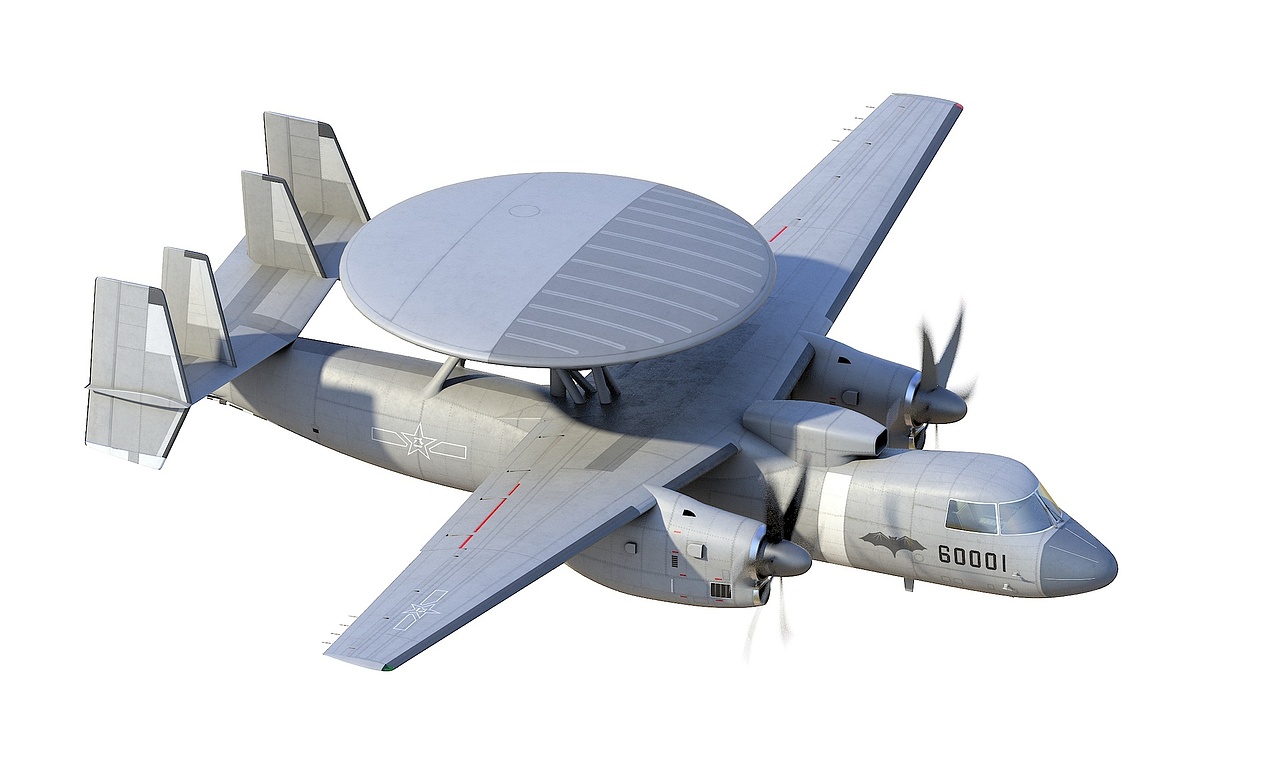 中国海军空警600预警机(参考真实图片改进后的模型)