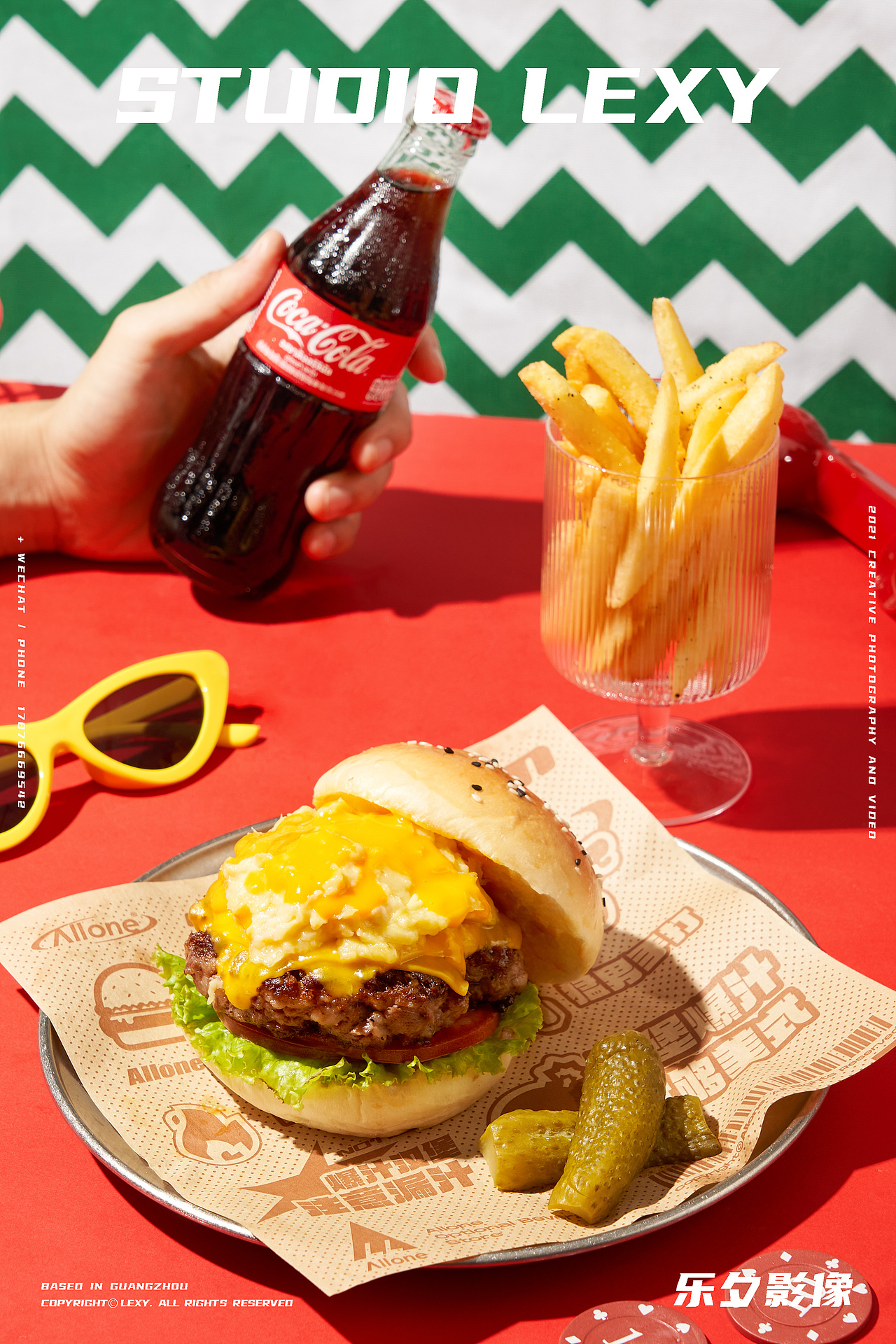 复古西餐酒吧汉堡 | allone x 乐夕影像（图ZMzE0NDIyOTcy） - 美食摄影 - 站酷设计师乐夕影像原创素材 - 站酷ZCOOL