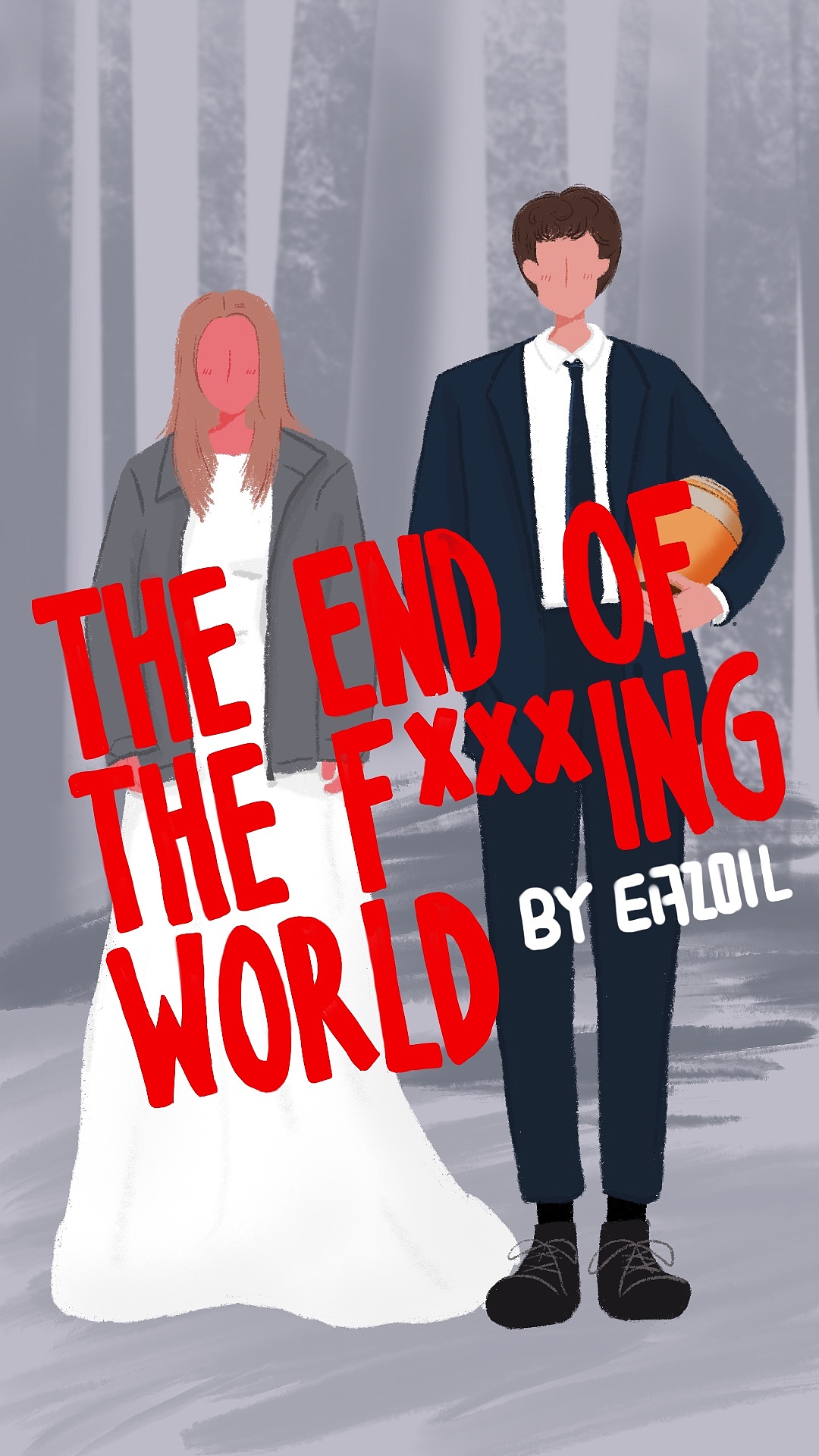 原创手绘插画-电视剧推荐