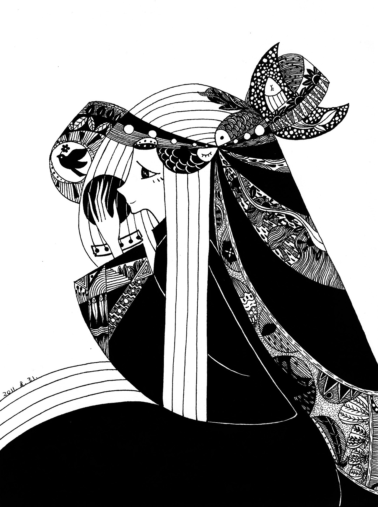 【插曲】（图ZMzM4NjI2NjQ=） - 艺术插画 - 站酷设计师早寻原创素材 - 站酷ZCOOL