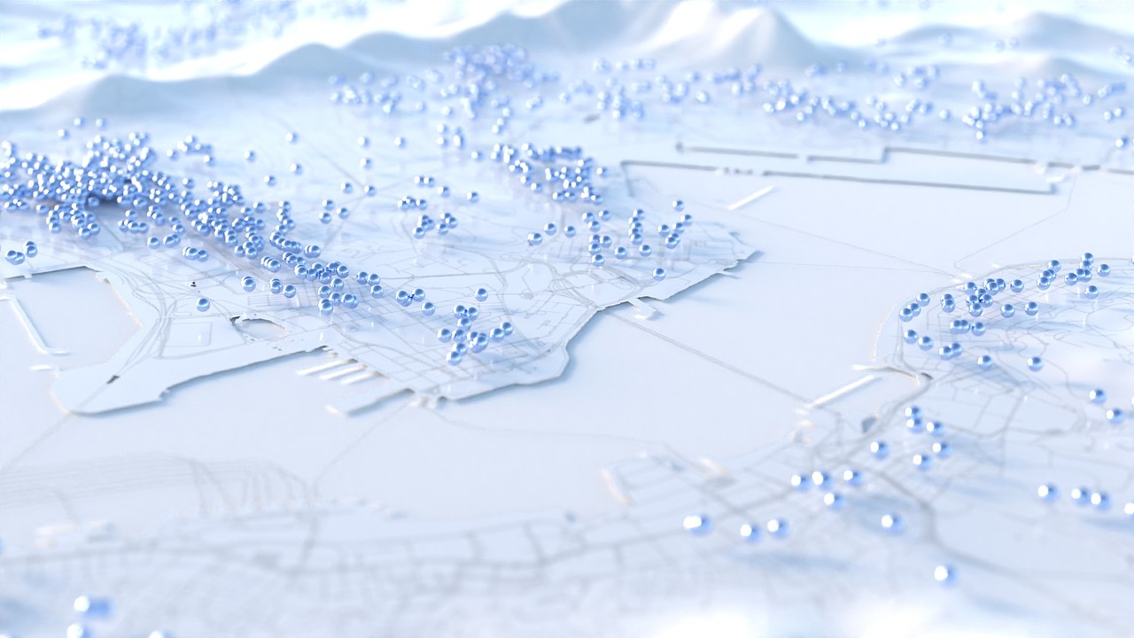 省份三维地图渲染与地形渲染