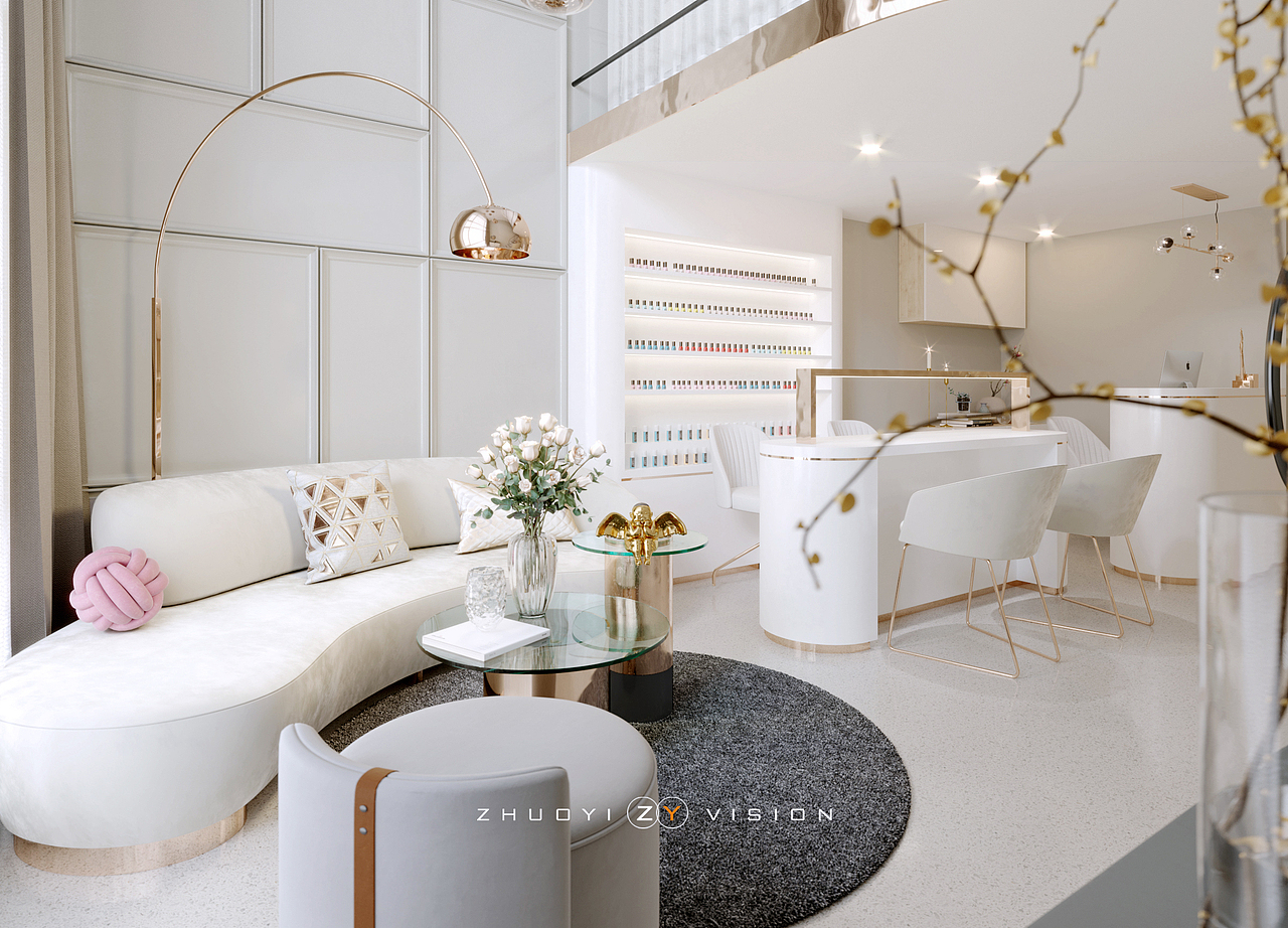 27平米美容工作室 设计表现 cr4.