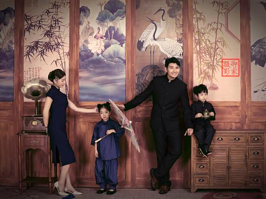 御家摄影全家福