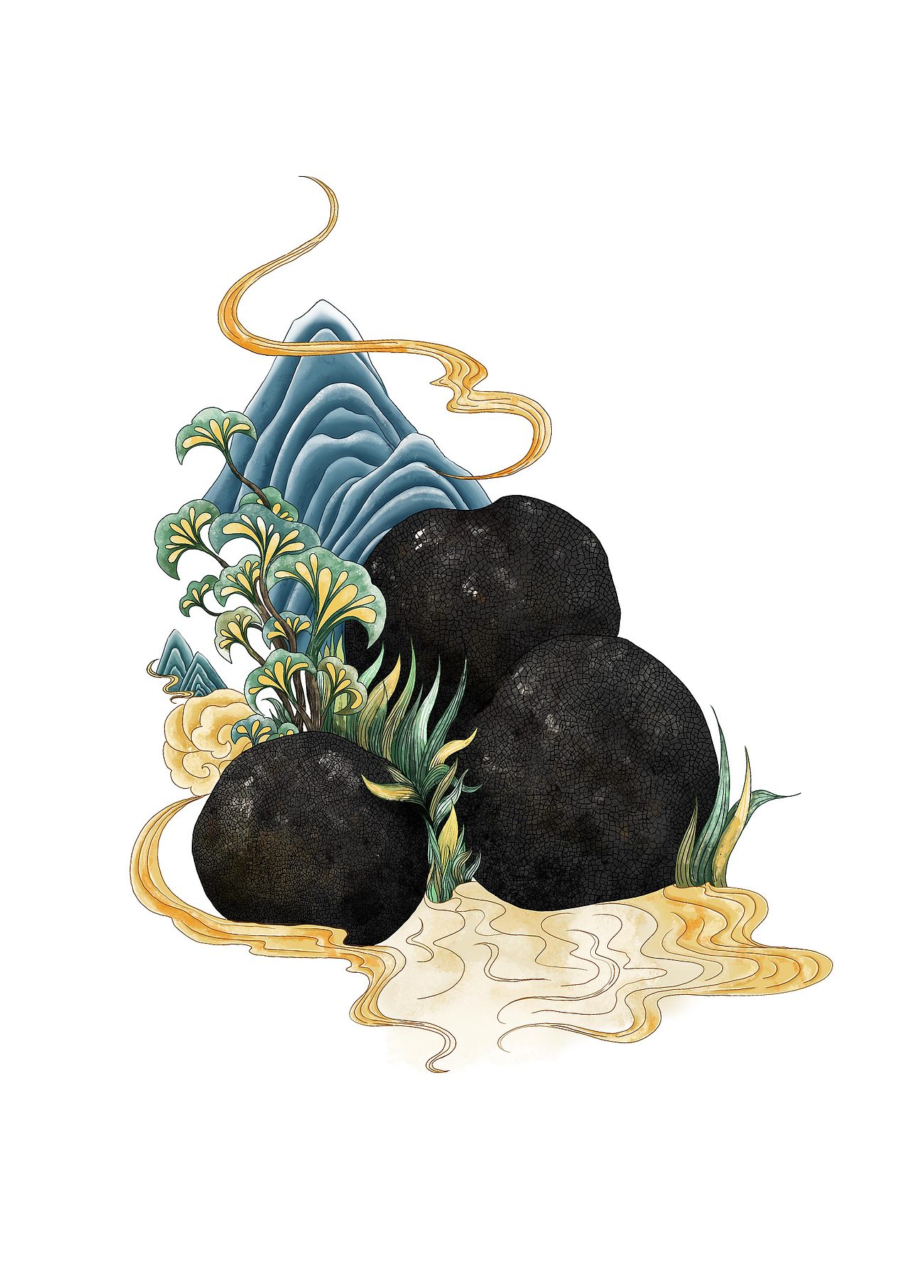 干菌包装插画（图ZMjQxNzk0ODA4） - 包装 - 站酷设计师秋狮子原创素材 - 站酷ZCOOL