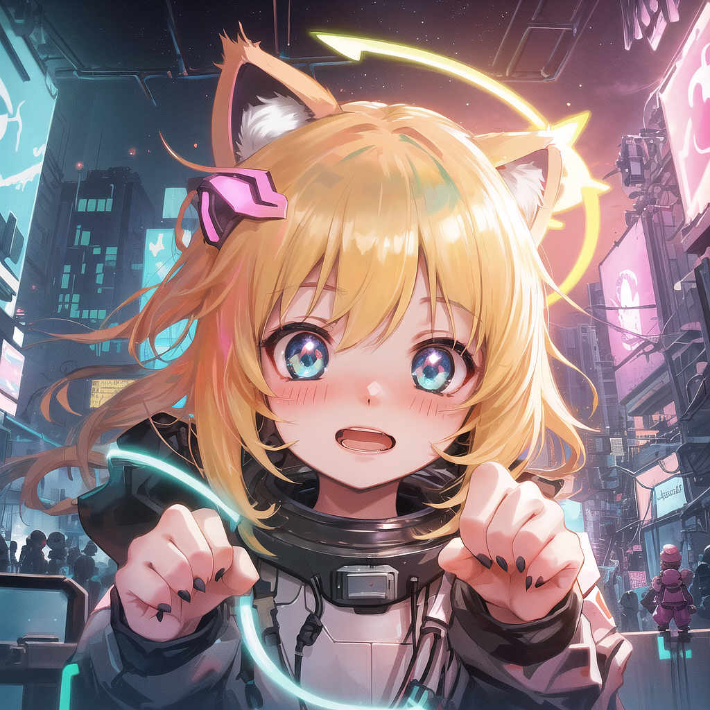AI绘画 Kawai兽耳娘