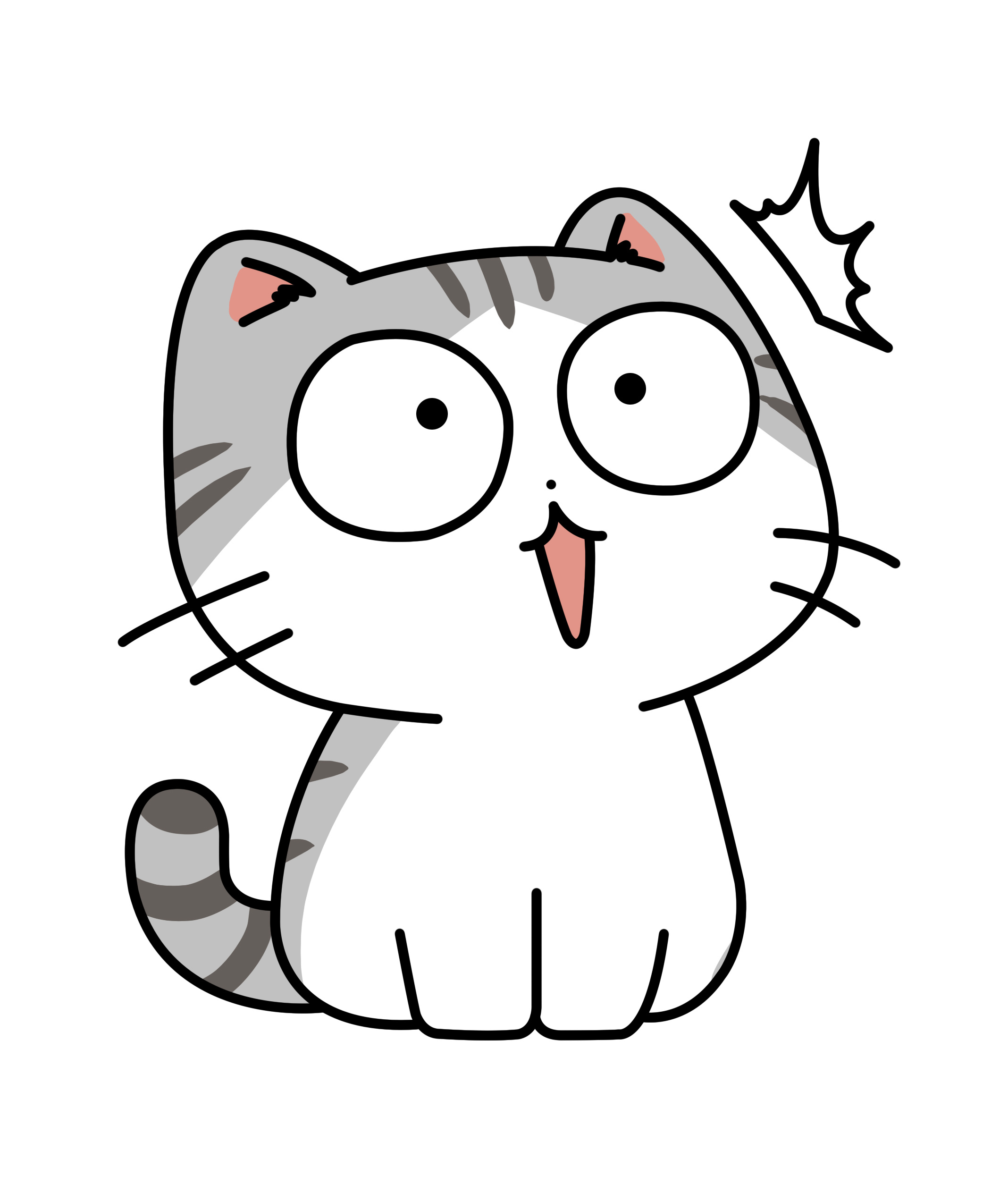 卡通可爱的猫咪头像图片素材免费下载 - 觅知网