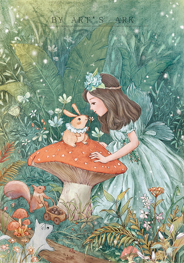 秘密花园|插画|儿童插画|绘方舟_原创作品-站酷(zcool)