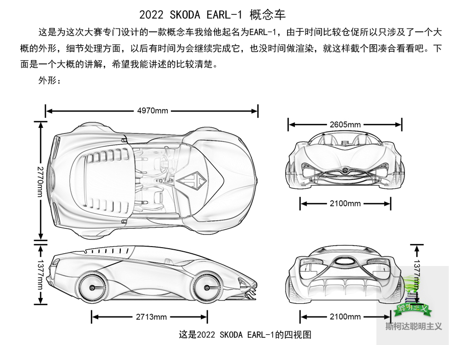 2022 skoda earl-1的四视图
