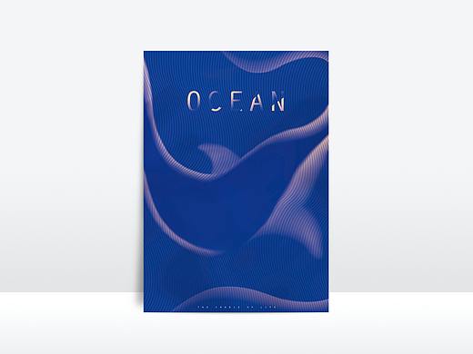 OCEAN / 海报设计（个人主页-ZMzc3MDI1MjA=） - 海报 - 站酷设计师啊近啊旧原创素材 - 站酷ZCOOL