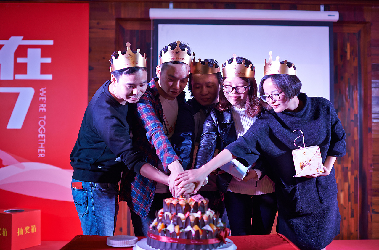 公司年会活动集体摄影 企业团队拍摄 员工合影拍照