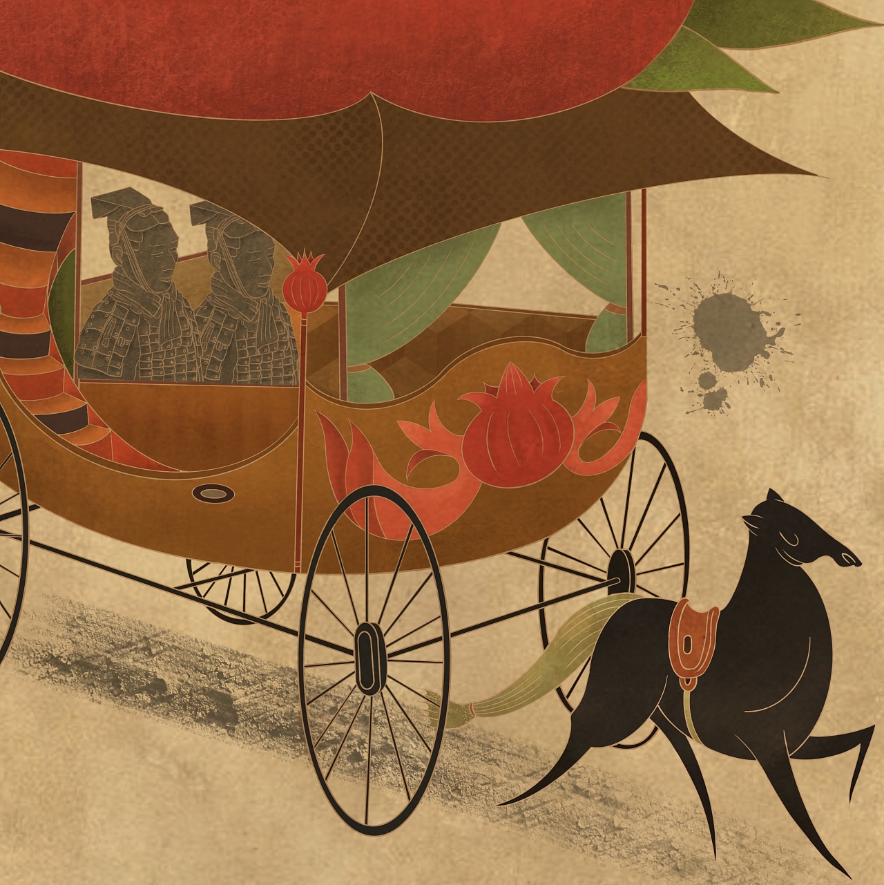 关于临潼 兵马俑 石榴