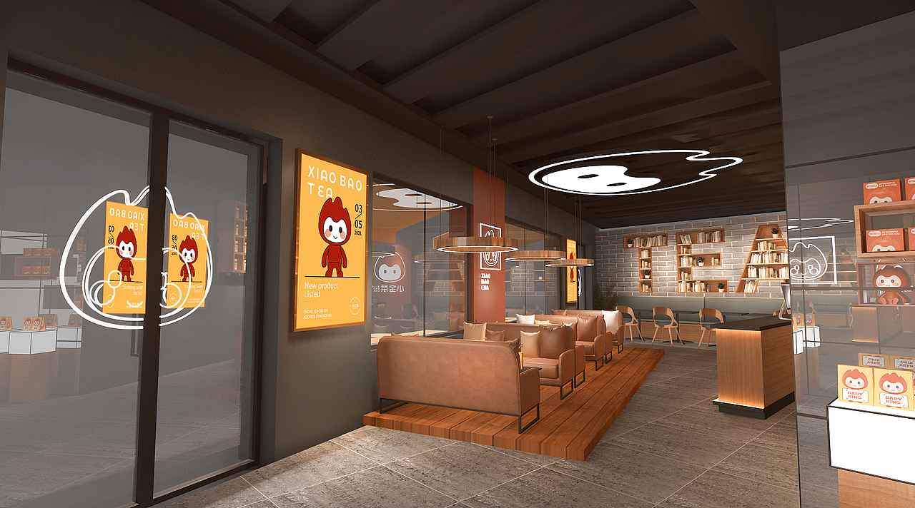 品牌IP展厅（图ZMjUyMTc3ODI0） - 场景 - 站酷设计师剩下光年原创素材 - 站酷ZCOOL