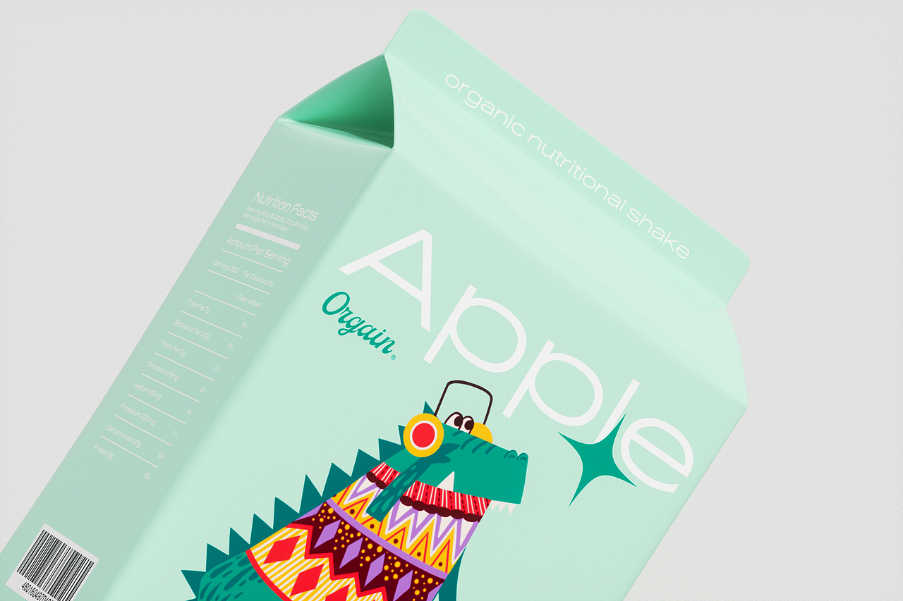 Orgain奶昔包装设计
