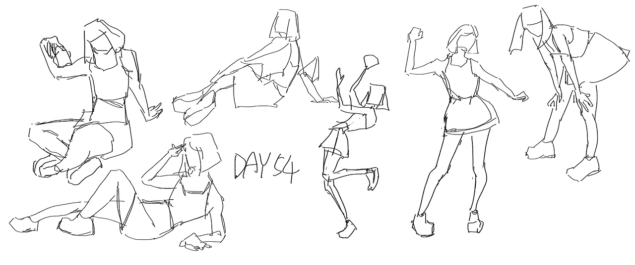 #速写60天挑战赛#day54@速写班长（图ZMjk4NTA2MzQ0） - 其他 - 站酷设计师akibiubiubiu原创素材 - 站酷ZCOOL