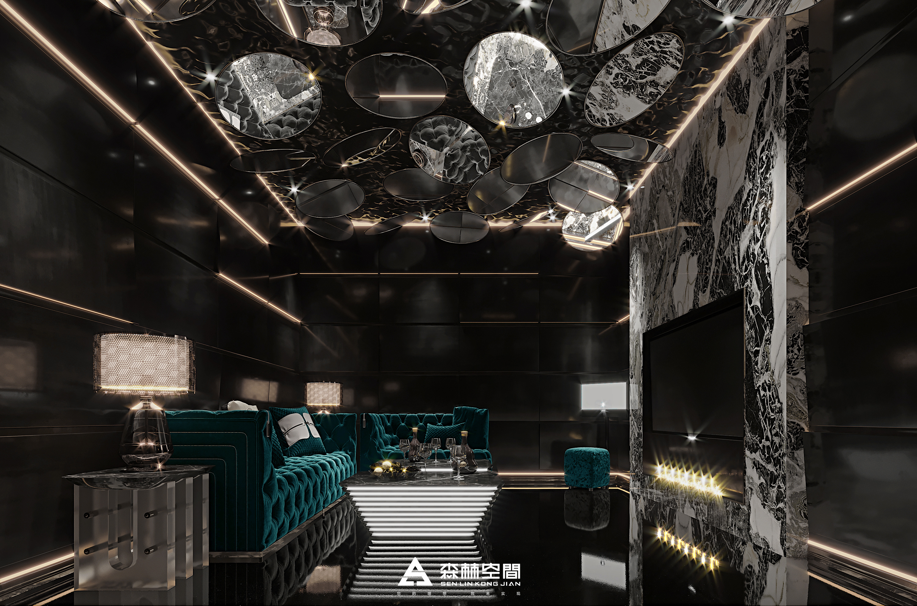 ktv会所 ‖ 顶级奢华「森林空间」