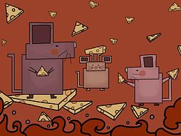 鼠年插畫--鼠年大吉