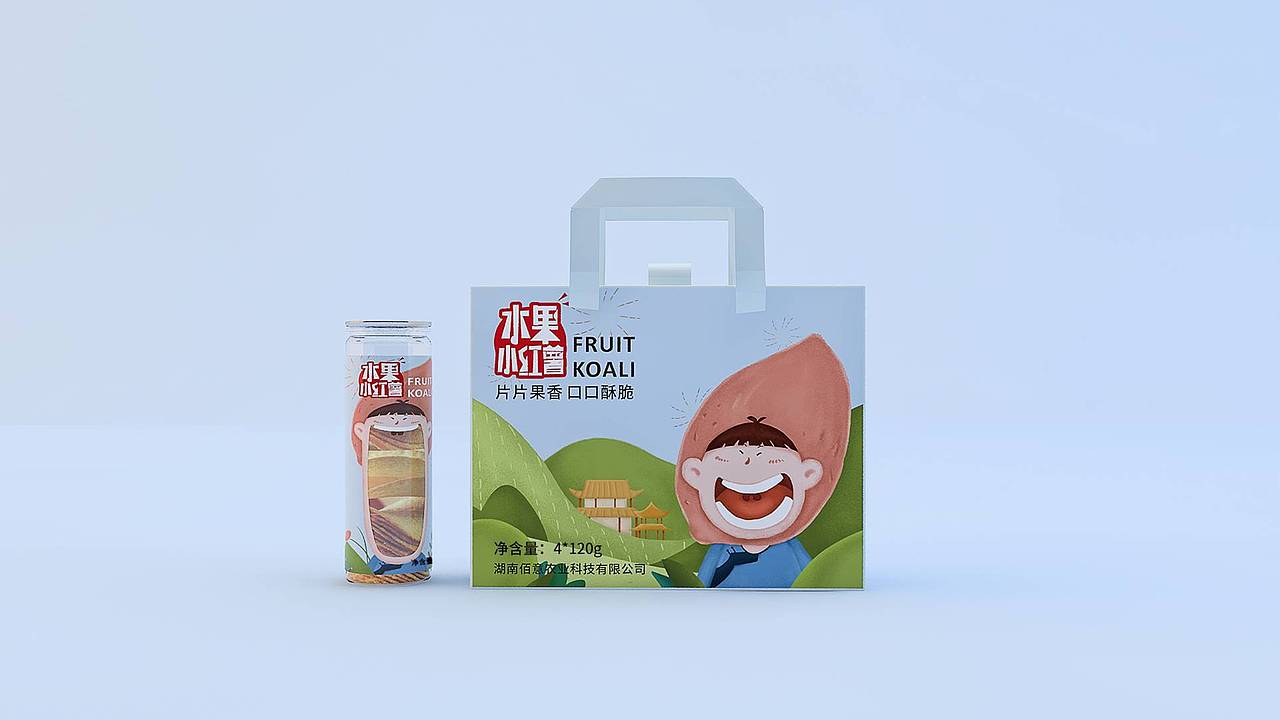 红薯休闲食品包装设计