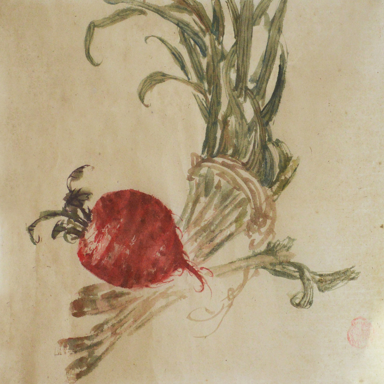 菜根|纯艺术|国画|杨三木 - 原创作品 - 站酷 (zcool)