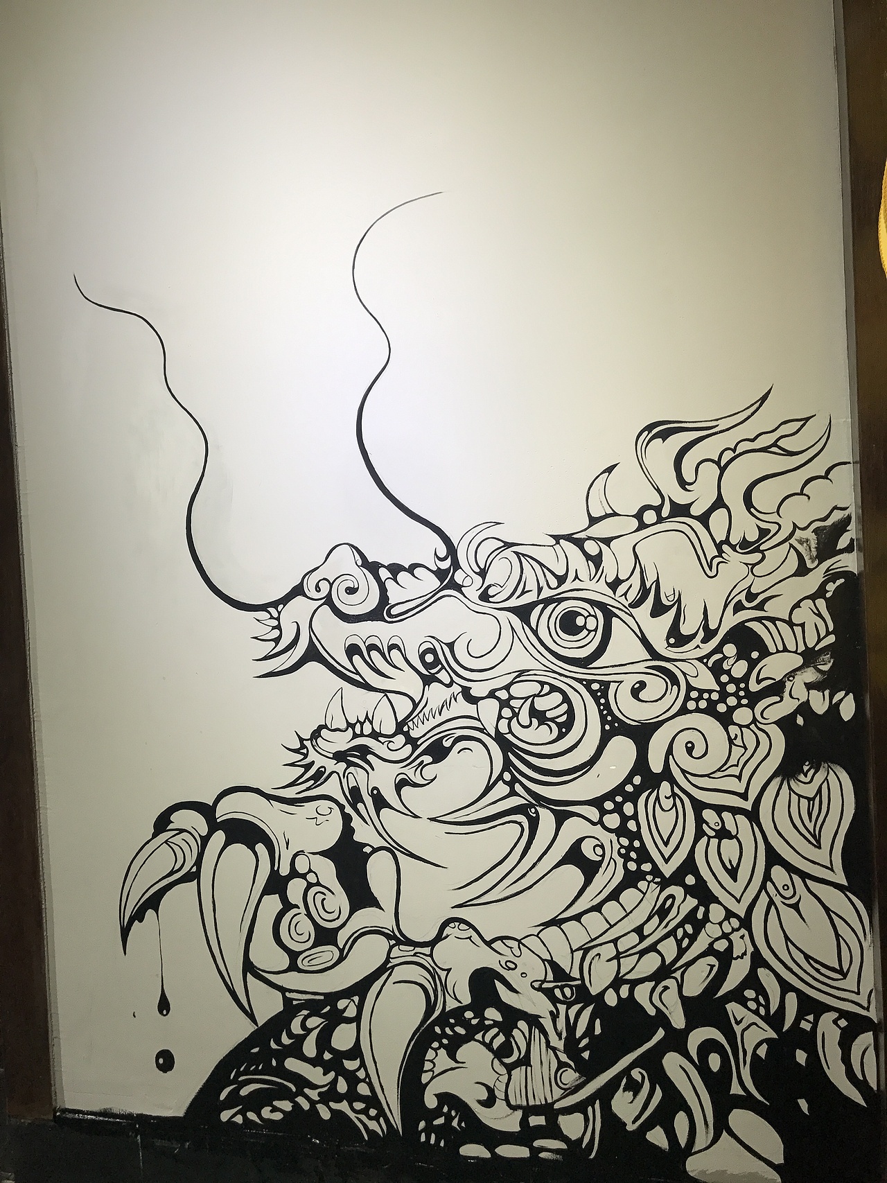 第一次墙绘！（图ZMTEzNzgxMDI4） - 新锐潮流插画 - 站酷设计师婳画原创素材 - 站酷ZCOOL