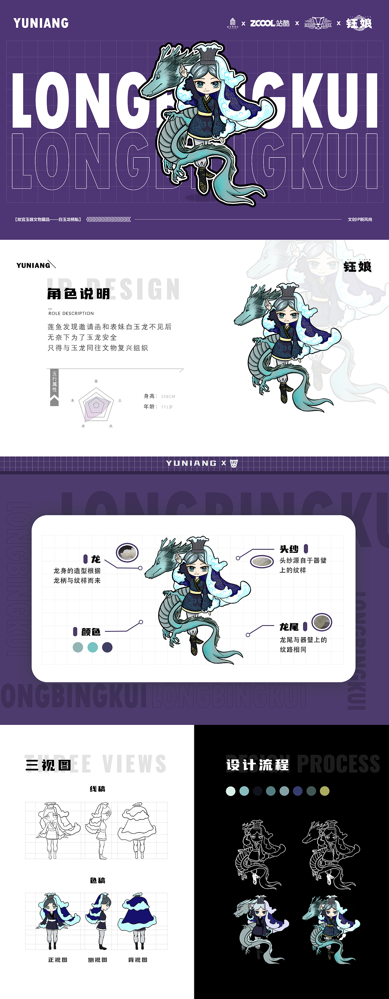 《钰娘》玉器文物IP设计（图ZMzA3MDkwNzc2） - 其他 - 站酷设计师肉夹馍哦原创素材 - 站酷ZCOOL