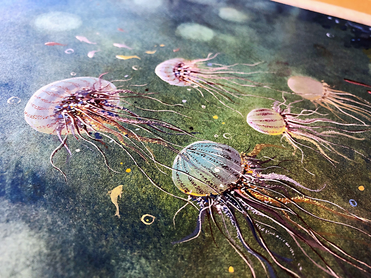 水彩插画—《海》