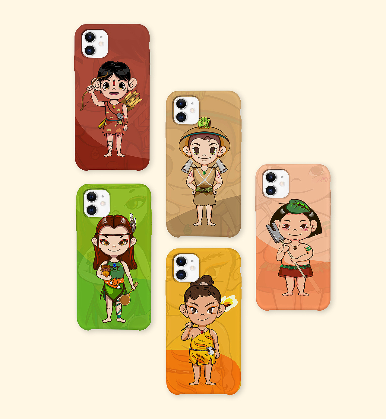 红山文化吉祥物IP形象设计（图ZMjEyMjg4NzMy） - IP形象 - 站酷设计师方维创意原创素材 - 站酷ZCOOL