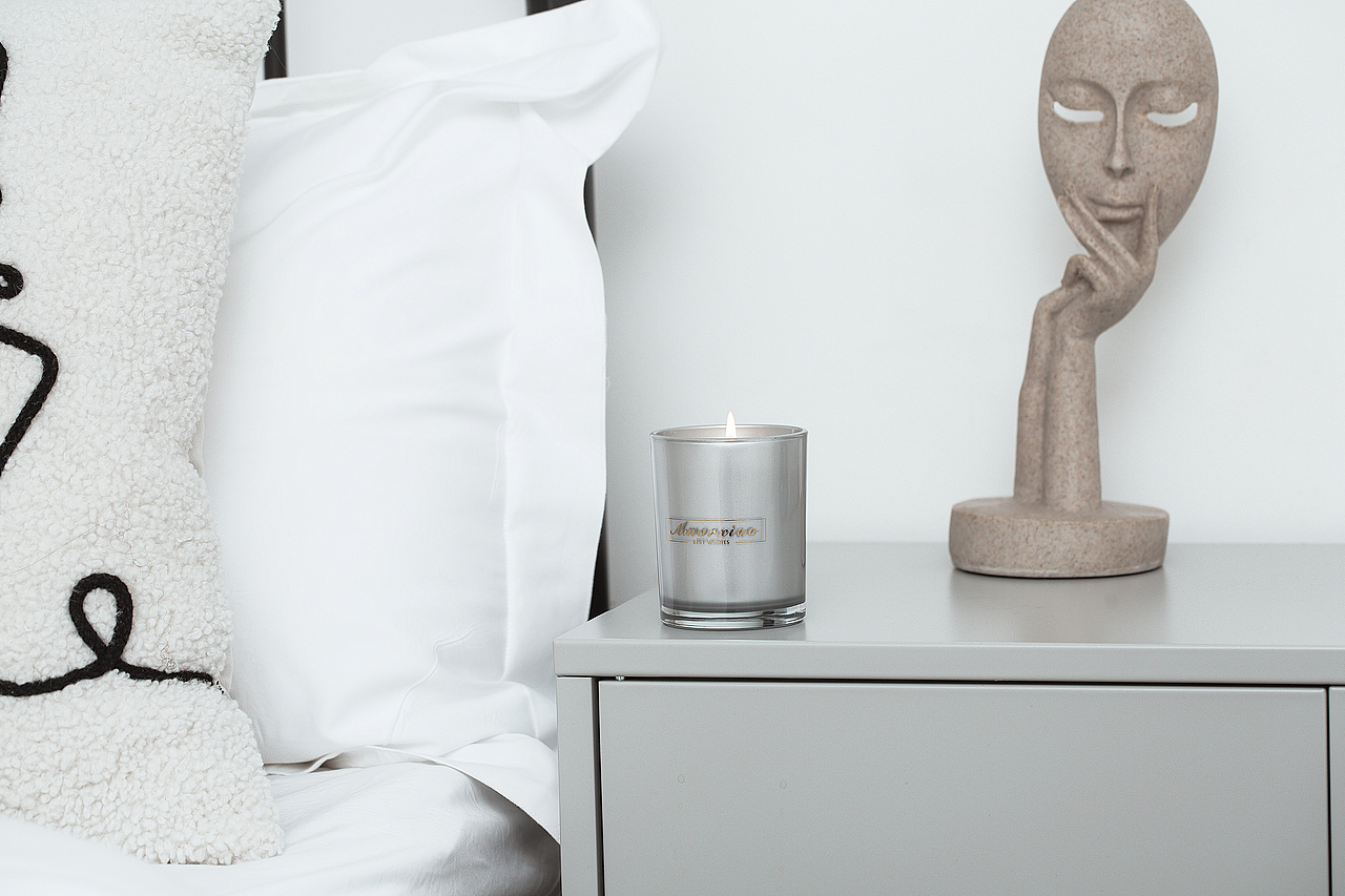 民宿风香薰蜡烛拍摄案例