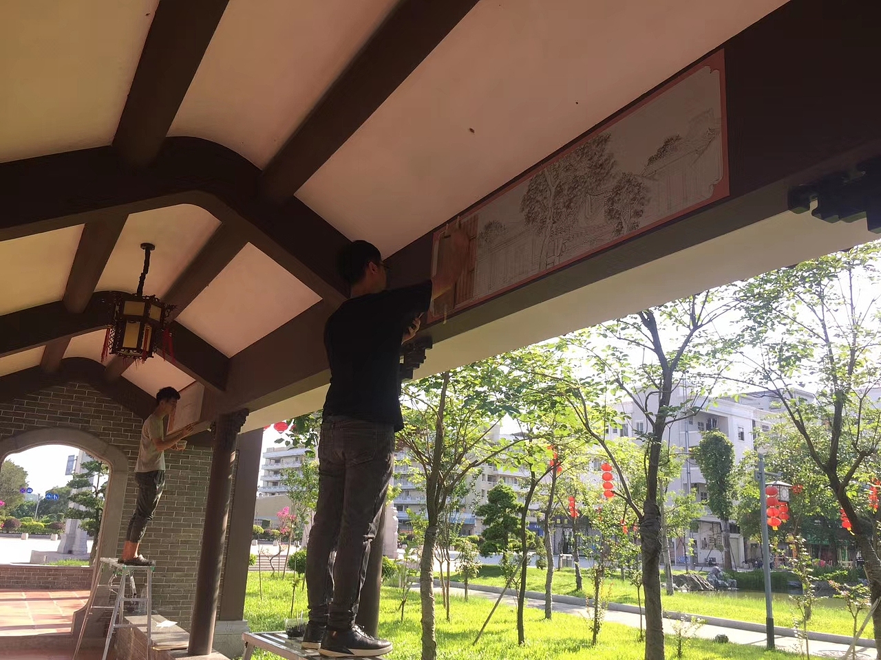 东莞塘尾村文化长廊壁画连环画设计及绘制（图ZMjE4MjI5MjAw） - 商业插画 - 站酷设计师英葵有维设计原创素材 - 站酷ZCOOL