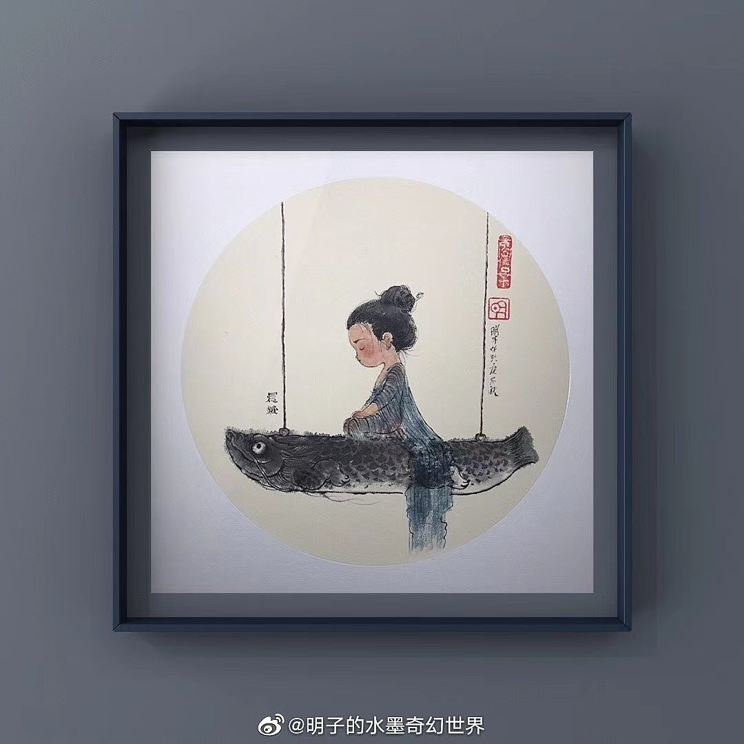 明子的水墨奇幻世界——《风信子系列》2,海量慎点。(图ZMjc3NTQzMjY4) - 绘画 - 站酷设计师明子水墨奇幻世界原创素材 - 站酷ZCOOL