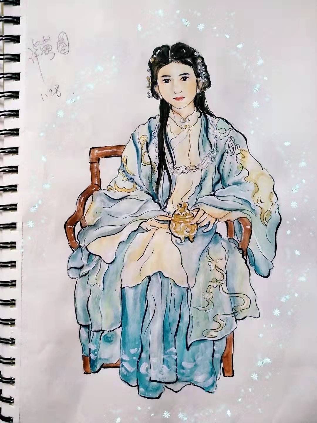 美人如画（图ZMjg3OTgzNjgw） - 创作习作 - 站酷设计师洋葱圈OOOOO原创素材 - 站酷ZCOOL