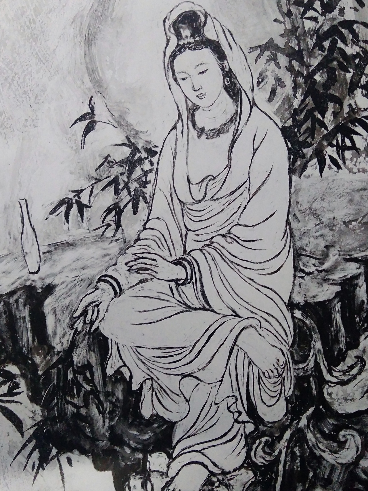 人犁字画,工笔人物。