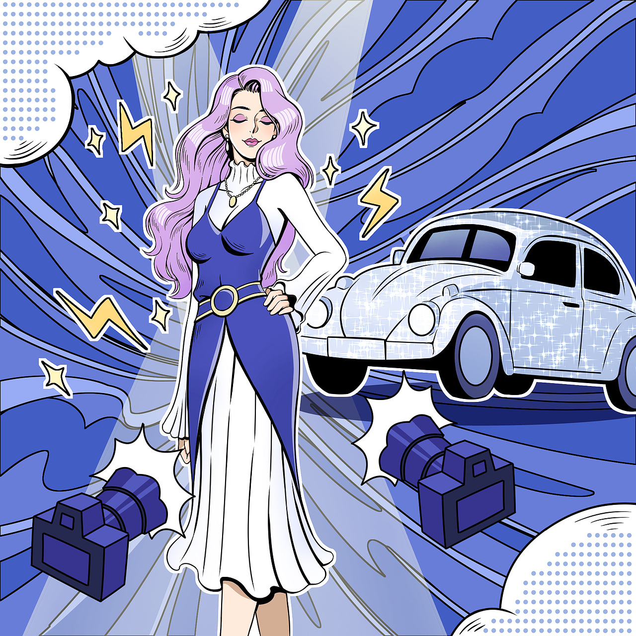 廣告插畫（圖ZMTk0NDM1NDA4） - 商業(yè)插畫 - 站酷設計師Molimogu原創(chuàng)素材 - 站酷ZCOOL