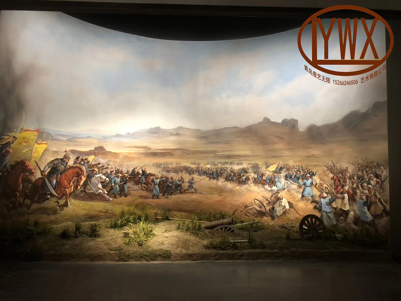 湖南株洲博物馆历史纪实壁画