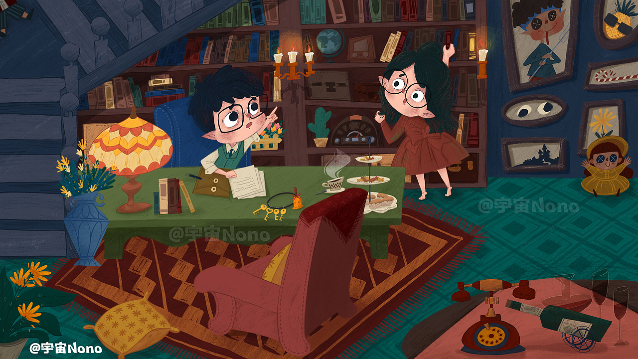 《查理的书房》