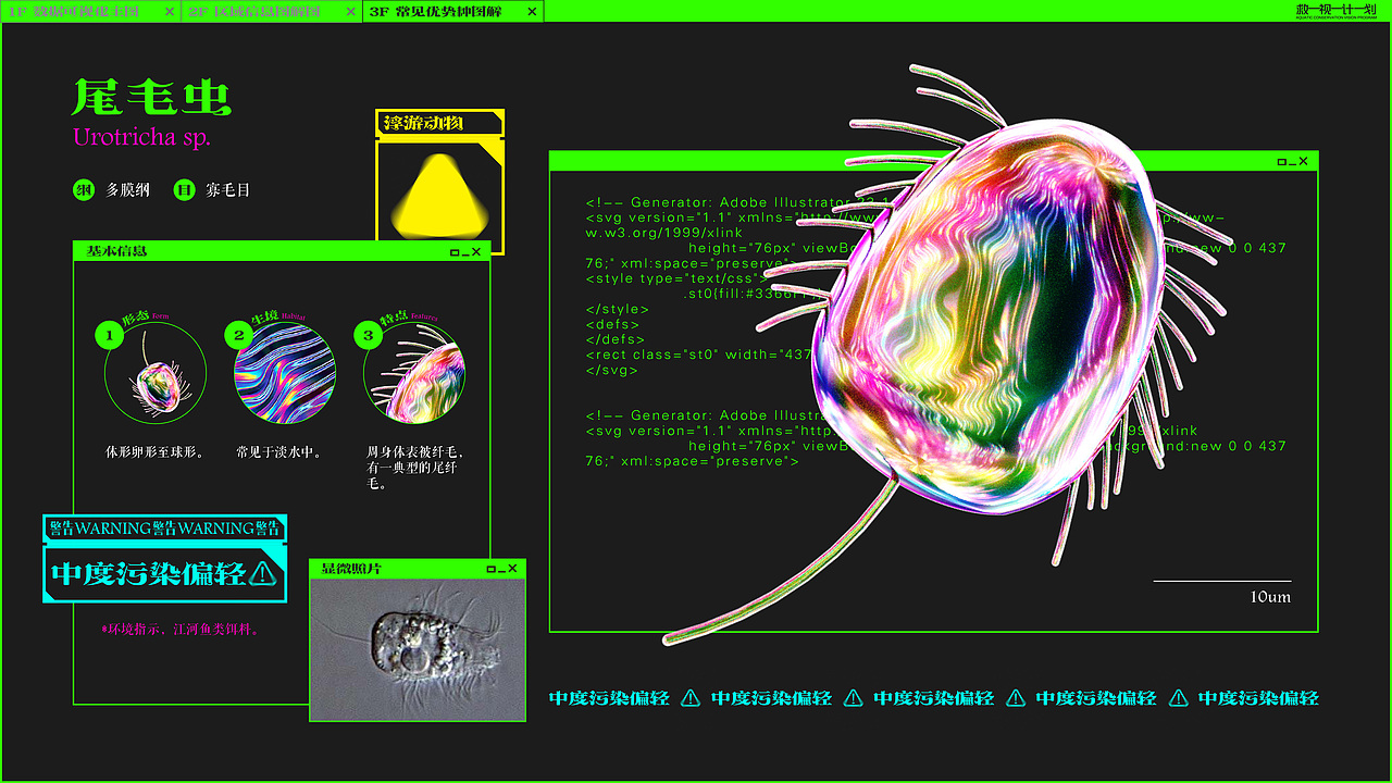 救视计划——长江流域生物多样性保护的信息可视化设计（图ZMzA2OTk0Mjg0） - 其他平面 - 站酷设计师三毋人原创素材 - 站酷ZCOOL