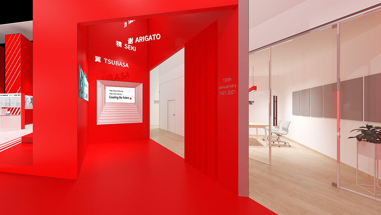 工业博览会 - 三菱重工展览（图ZMjk2MzExNjMy） - 展陈设计 - 站酷设计师梧之桐兮原创素材 - 站酷ZCOOL