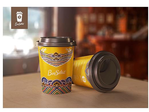 国潮咖啡杯 双色咖啡杯