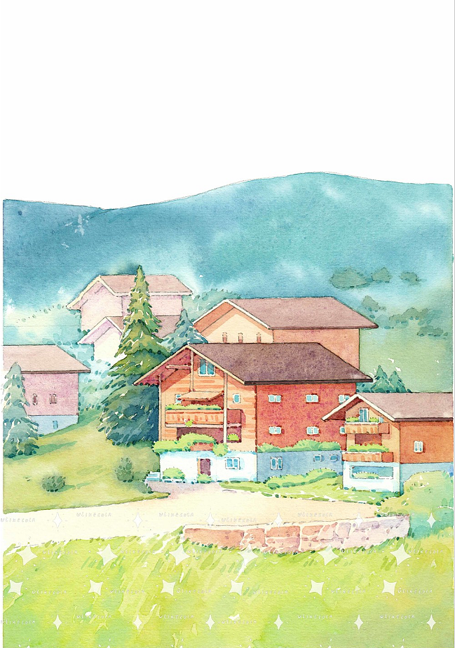 水彩插画建筑|和纸胶带|街景、城堡（图ZMjY1ODI4MzEy） - 商业插画 - 站酷设计师想坐白鹭上青天原创素材 - 站酷ZCOOL